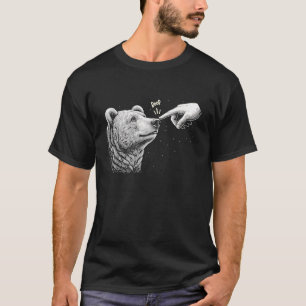 Boop Bär Schwarze Grizzlybären Cool Lustig Für Män T-Shirt