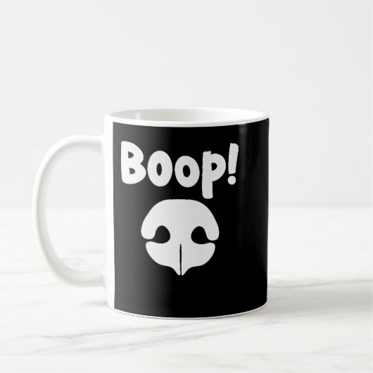 Boop Dog Nose Premium Kaffeetasse (Links)
