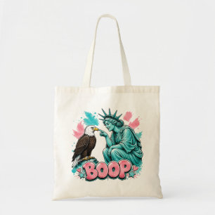 Boop – Freiheitsstatue boopt einen Weißkopfseeadle Tragetasche