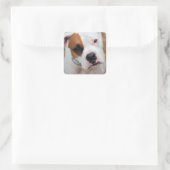 Boop Quadratischer Aufkleber (Tasche)