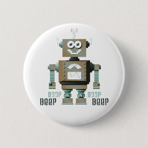 Boop Signalton-Spielzeug-Roboter-Knopf (lt) Button