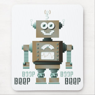 Boop Signalton-Spielzeug-Roboter Mousepad (lt)