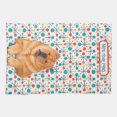 BOOP smooth chow  - ArtMuse Kitchen Towels  Geschirrtuch (Horizontal)