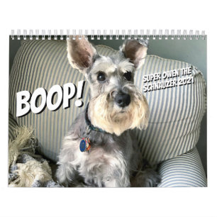 Boop! Super Owen der Schnauzer 2021 Kalender