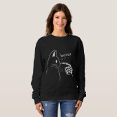 Boop the Floof Skeleton Hand Funny Halloween Sweatshirt (Vorne ganz)