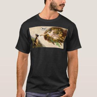 Boop The Snoot von einem deutschen Schäferhund Fun T-Shirt