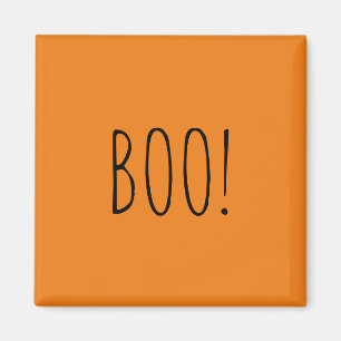 Boorange-Typografie lustig niedliches Halloween Magnet