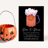 Boos and Brews Pumpkin Beer Halloween Party Einladung