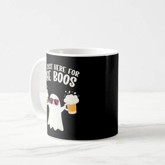 Boos Beer Tipsy Ghost Adults Kaffeetasse (Vorderseite Links)