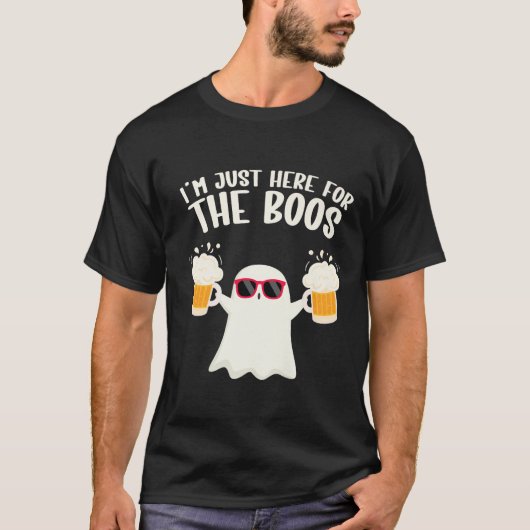 Boos Beer Tipsy Ghost Adults T-Shirt (Vorderseite)