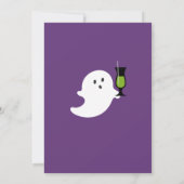 Boos & Booze Erwachsene Halloween-Party Einladung (Rückseite)