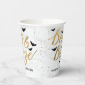 Boos & Booze Halloween-Party Pappbecher (Links)