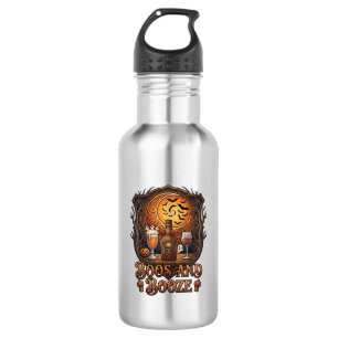 Boos Booze Halloween-Totenkopf-Flasche Bier Wein F Edelstahlflasche