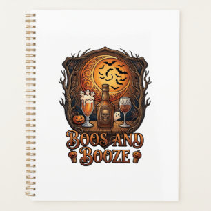 Boos Booze Halloween-Totenkopf-Flasche Bier Wein F Planer