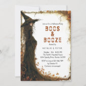Boos & Booze I Hexe Einladung (Vorderseite)