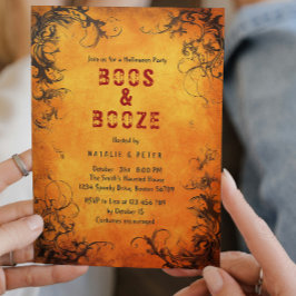 Boos & Booze I Ivy Einladung