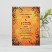 Boos & Booze I Ivy Einladung (Stehend Vorderseite)