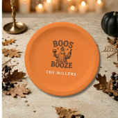 Boos & Booze Vintage-Geist Pappteller