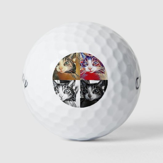 Boos Collage Golf Balls Golfball (Vorderseite)
