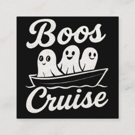 Boos cruise  quadratische visitenkarte