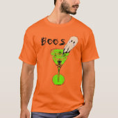 Boos Halloween-Party Vintag Ghost T-Shirt (Vorderseite)