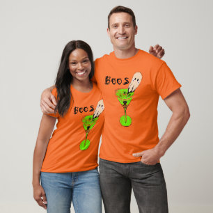 Boos Halloween-Party Vintage-Geist T-Shirt