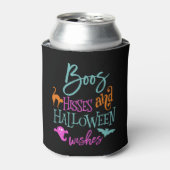 Boos Hisses und Halloween Wish Can Cooler Dosenkühler (Kanne Vorderseite)
