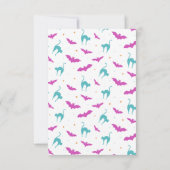 Boos Hisses und Halloween Wish Cards Einladung (Rückseite)