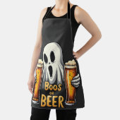 Boos oder Biere Funny Oktoberfest Halloween Ghost Schürze (InSitu)