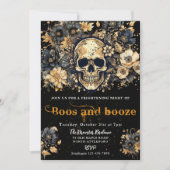 Boos und Ankurbelung des Halloween-Party Einladung (Vorderseite)