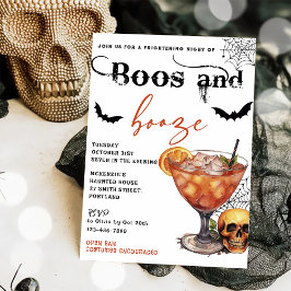 Boos und Ankurbelung des Halloween-Party Einladung