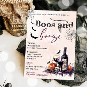 Boos und Ankurbelung des Halloween-Party Einladung