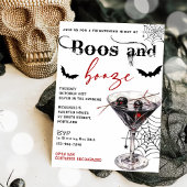 Boos und Ankurbelung des Halloween-Party Einladung