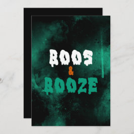 Boos und Boos Adult Halloween-Party Einladung