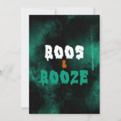 Boos und Boos Adult Halloween-Party Einladung (Vorderseite)