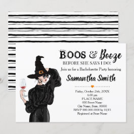 Boos und Boost, bevor ich halb Brautparty zu tun Einladung
