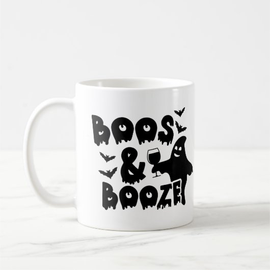 Boos und Boost Kaffeetasse (Links)
