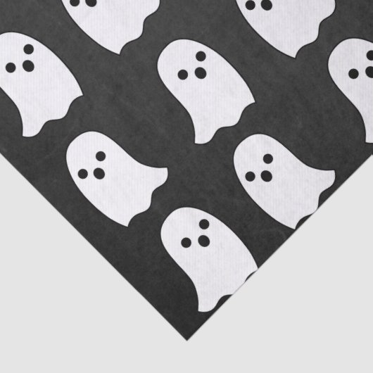 Boos und Bootfahren auf Halloween-Party-Tissue-Pap Seidenpapier (Detail)