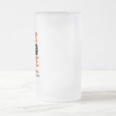 Boos und Booze Adult Halloween Niedlich Ghost Mattglas Bierglas (Mittel)