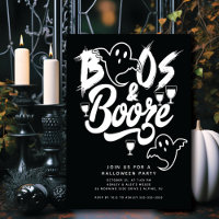 Boos und Booze Adult Halloween-Party
