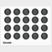 Boos und Booze Adult Halloween-Party Sticker (Blatt)