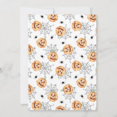 Boos und Booze Cocktail Halloween-Party Einladung (Rückseite)