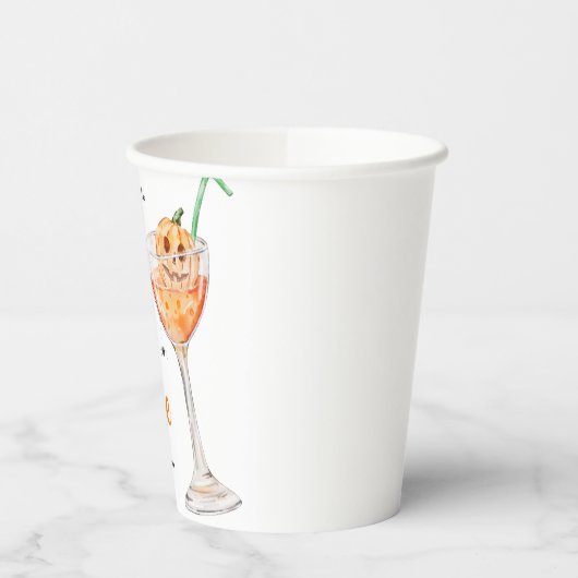 Boos und Booze Cocktail Halloween-Party Pappbecher (Links)