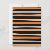 Boos und Booze Cocktail Modernes Halloween-Party Einladung (Rückseite)