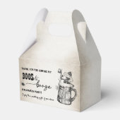 Boos und Booze Ghost-Halloween-Party Geschenkschachtel (Vorderseite)