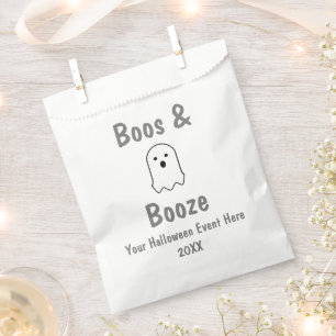Boos und Booze Halloween Geschenktütchen