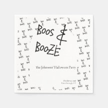 Boos und Booze Halloween-Party Minimal
