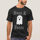 Boos und Booze Halloween T-Shirt (Vorderseite)