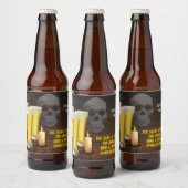 Boos und Brews Halloween Bierflaschenetikett (Flaschen)