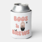 Boos und Brews Niedlich Halloween Dosenkühler (Kanne Vorderseite)